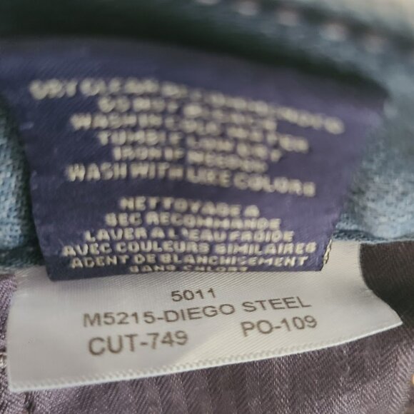 Fidelity Denim 5011 Diego Steel Jeans Men’s 36x32 Relaxed Straight Made in USA - Picture 9 of 14